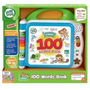 Learning Friends 100 Words Book - Green and Blue